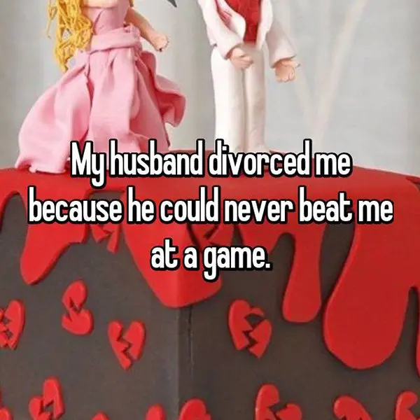 Shocking Divorce Reasons never beat me