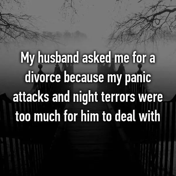 Shocking Divorce Reasons panic attacks