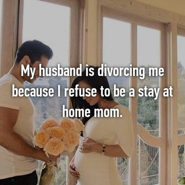 Shocking Divorce Reasons stay at home mom