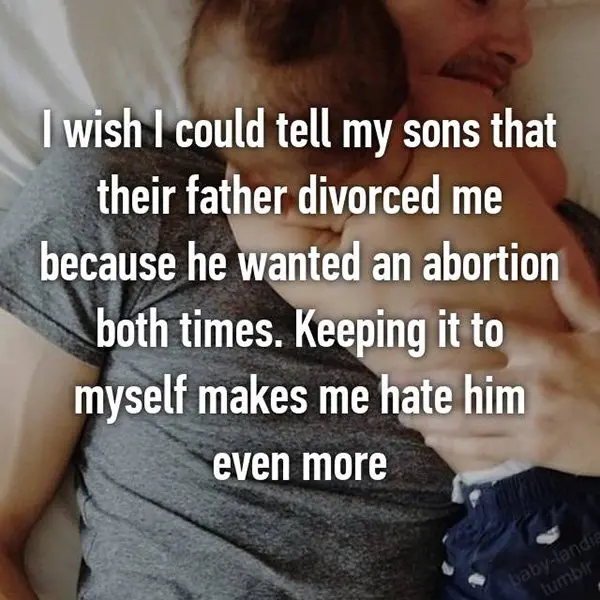 Shocking Divorce Reasons wanted an abortion