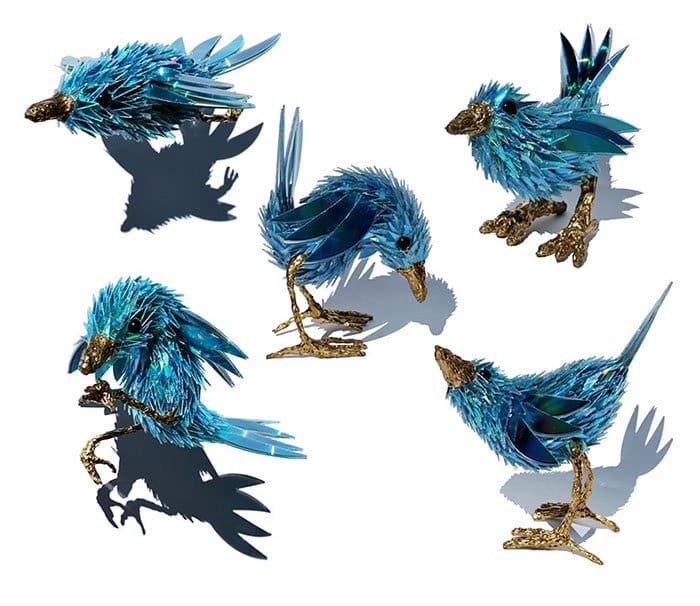 cd-animal-sculptures-blue wren