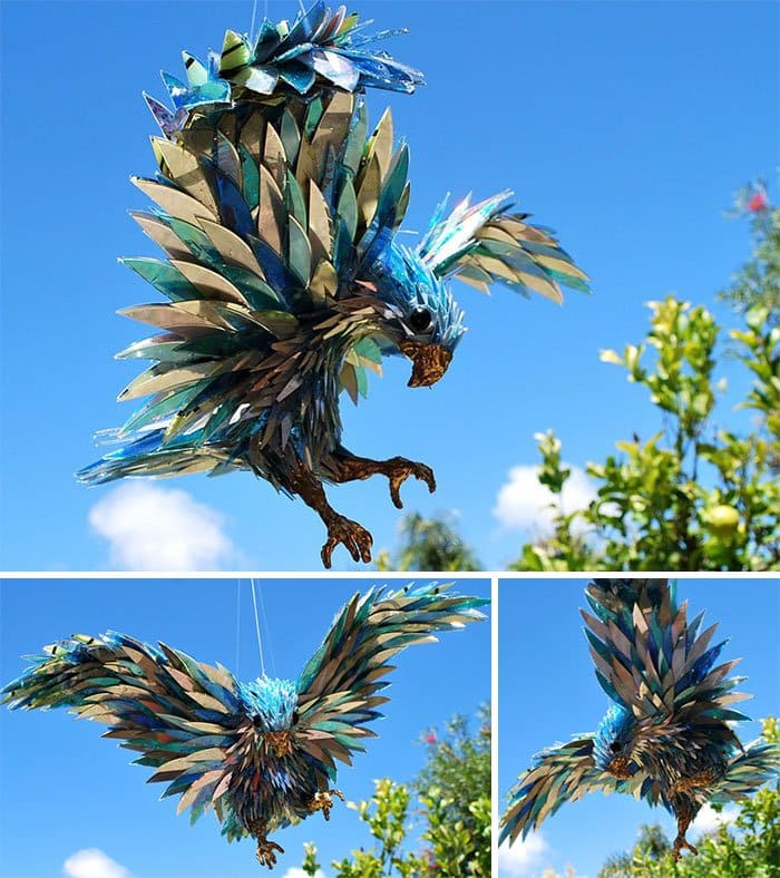 cd-animal-sculptures-peregrine falcon