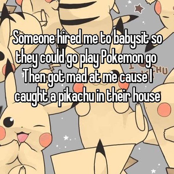 confessions from babysitters pokemon go