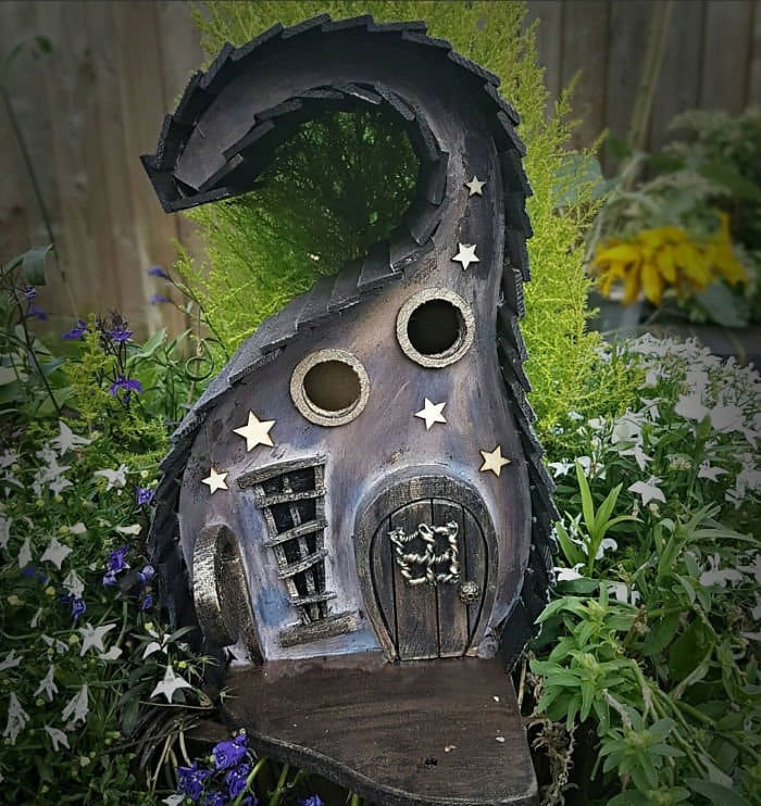 fairy tale bird houses old creaky witch on the hill