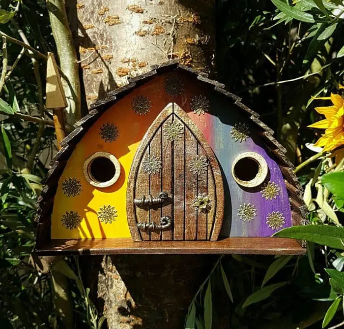 fairy tale bird houses technicolor dreaming