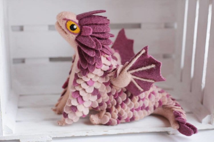 felt-dragons-alena-bobrova-purple-scales