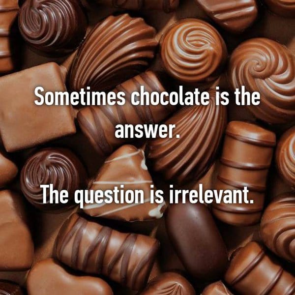 foodie problems chocolate is the answer