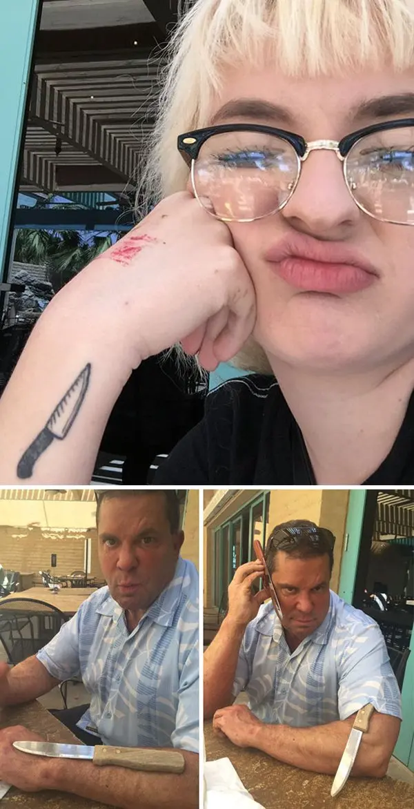 funny-parents-trolling-kids dad trolls tattoo