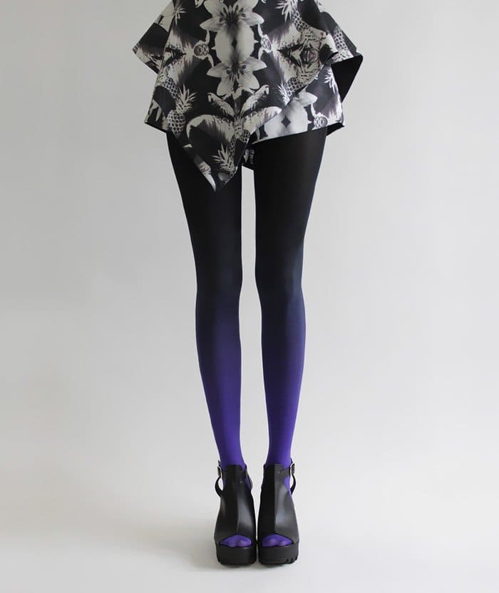 hand-dyed-ombre-tights-tiffany-ju-black blue purple
