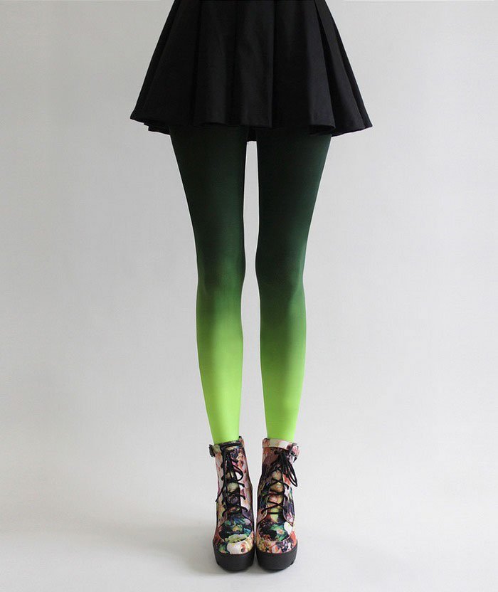 hand-dyed-ombre-tights-tiffany-ju-green