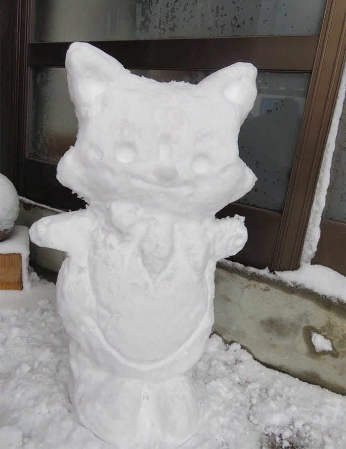 konnosuke japan snow sculpture