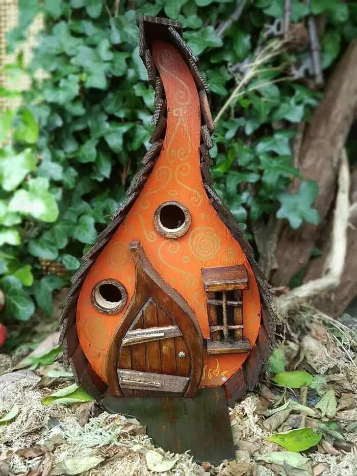 pumpkin lodge fairy tale bird houses