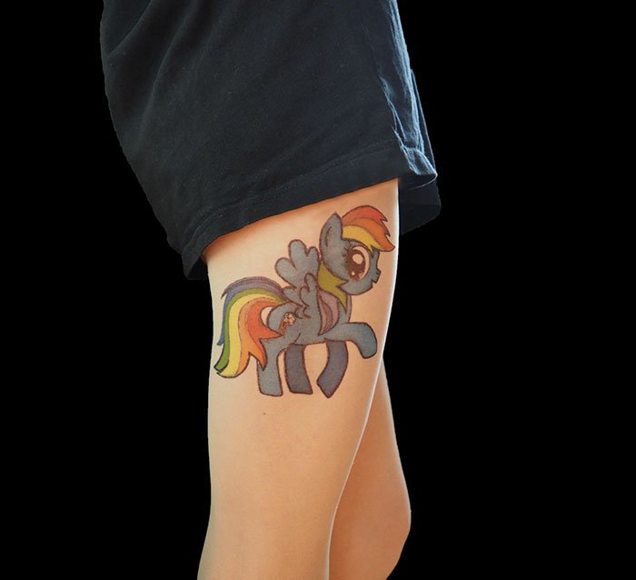 tattoo-tights my little pony
