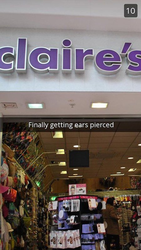 year-10-snapchats-finally-getting-ears-pierced