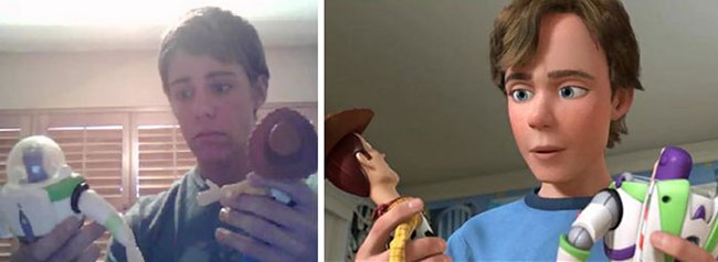 toy story characters in real life