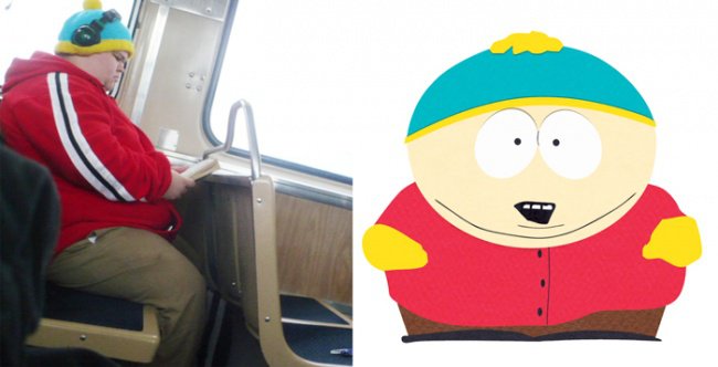 Real Life Cartoon Characters eric cartman south park