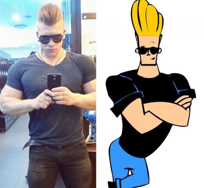 Real Life Cartoon Characters jonny bravo