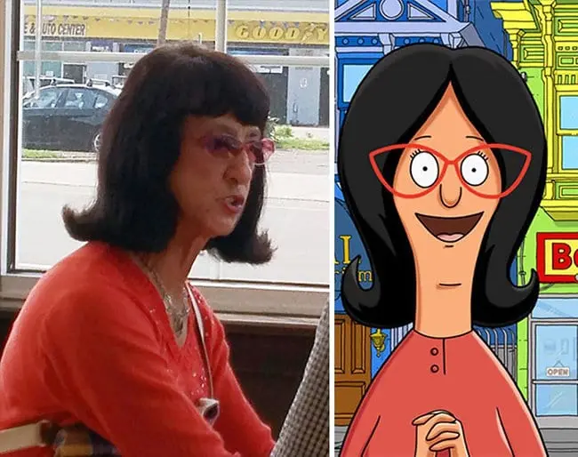 Real Life Cartoon Characters linda bobs burgers