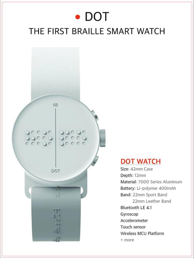 braille watch facts