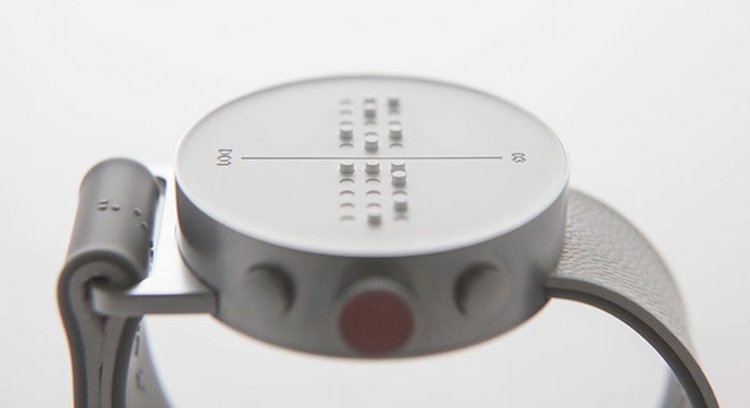 braille watch side view