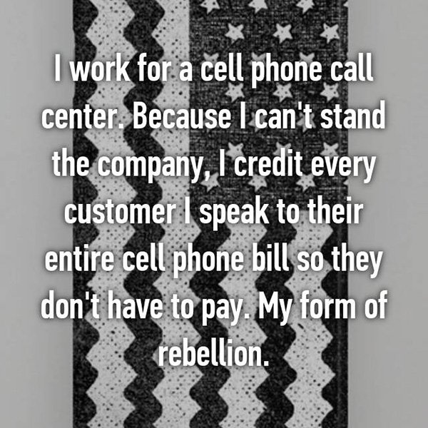 call centre confessions credit customers