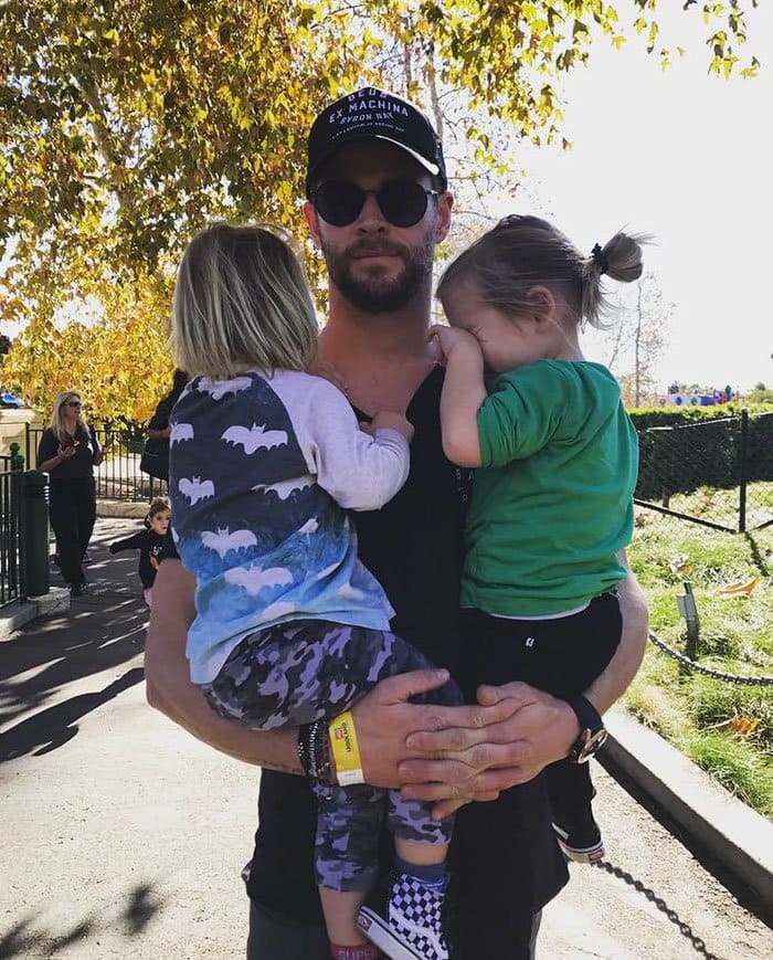 chris hemsworth best dad cool dad