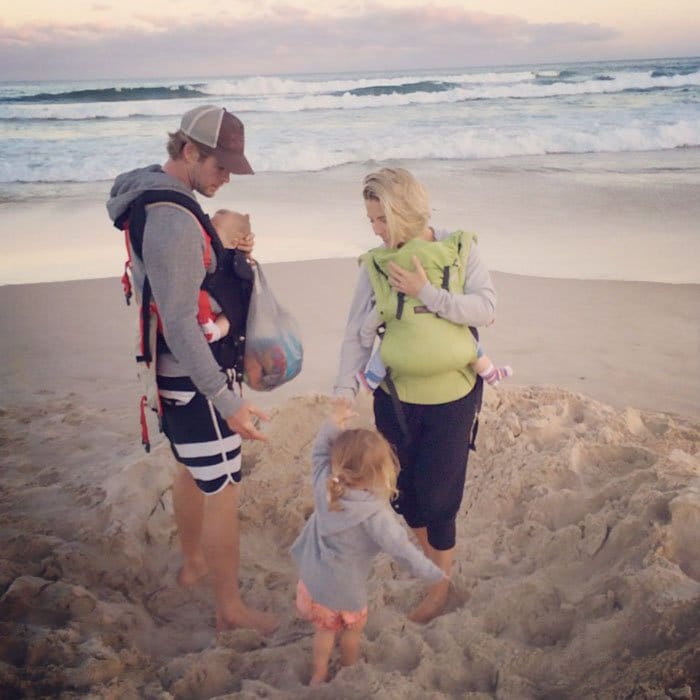 chris hemsworth best dad enjoying life