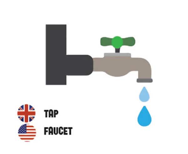 differences-us-british-english-tap faucet