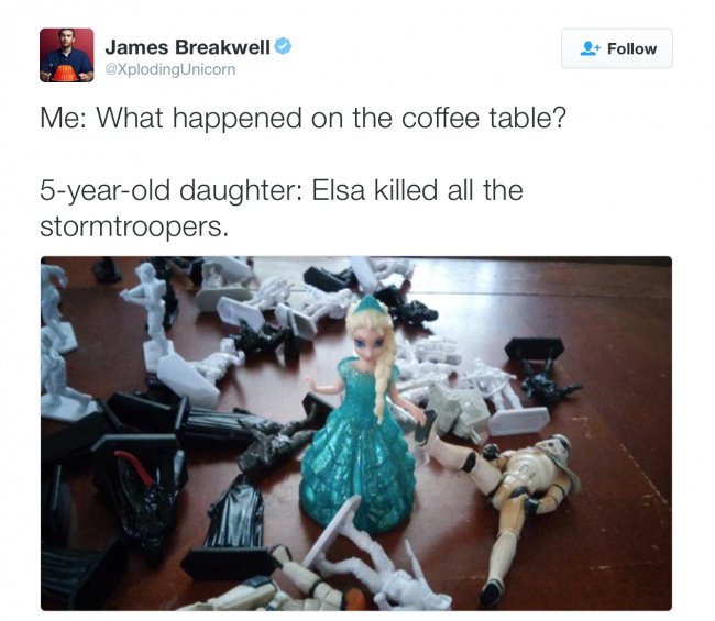 elsa killed the stormtroopers