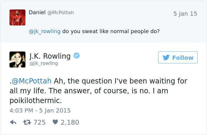 funny-jk-rowling-twitter-comebacks cold blooded