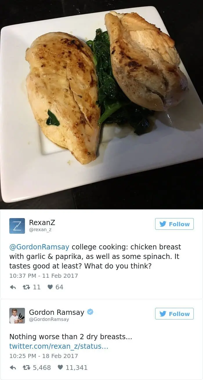 two chicken breasts with spinach
