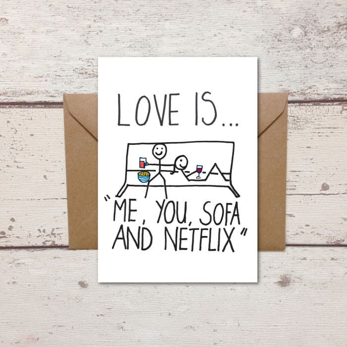honest-valentines-day-love-cards-me you sofa and netflix