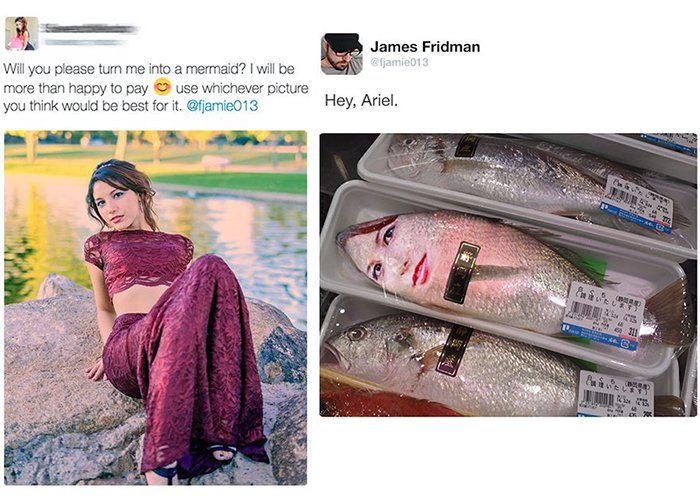 james fridman photoshop requests mermaid