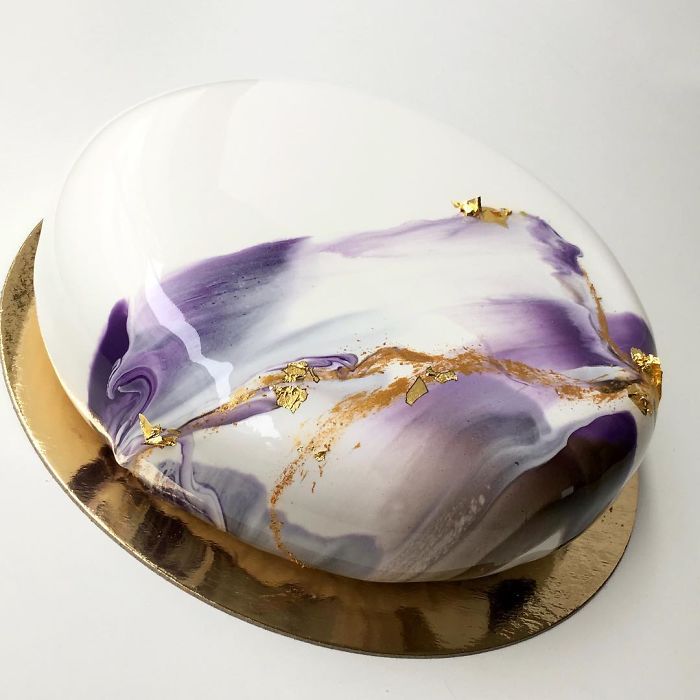 mirror marble mousses amethyst and gold