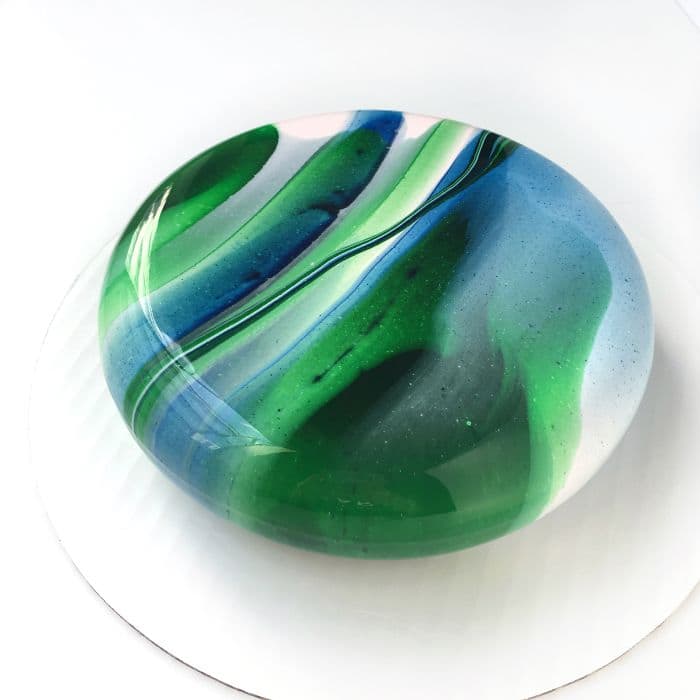 mirror marble mousses green and blue tones