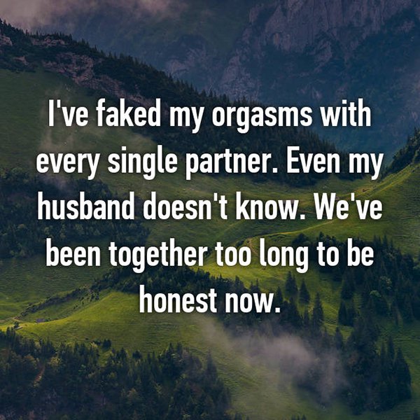 secrets in marriage faked orgasms