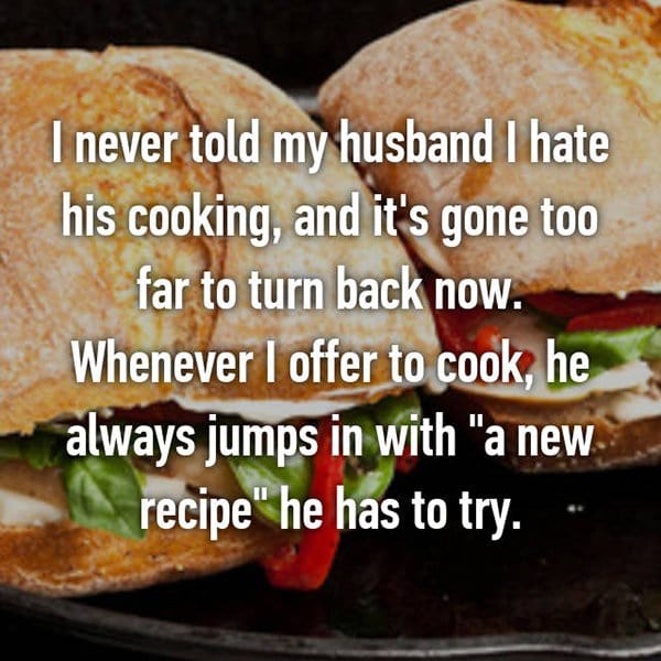 secrets in marriage hate his coooking