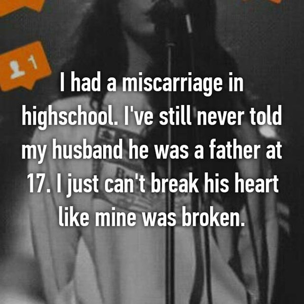 secrets in marriage miscarriage