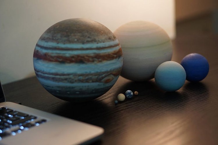 3d-planet-models-8 planets of the solar system