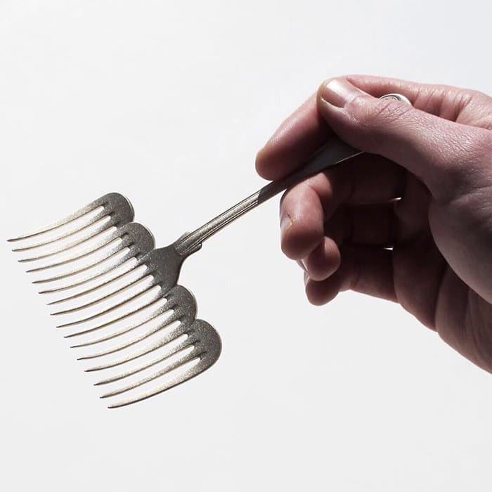 Experimental Cutlery comb fork