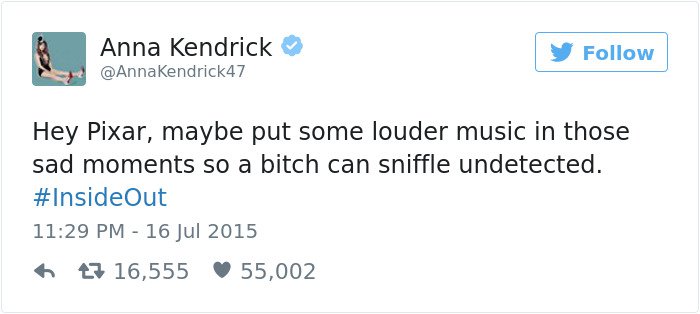 anna kendrick tweets loud music