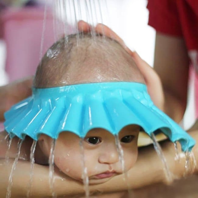 baby shower cap eye protector