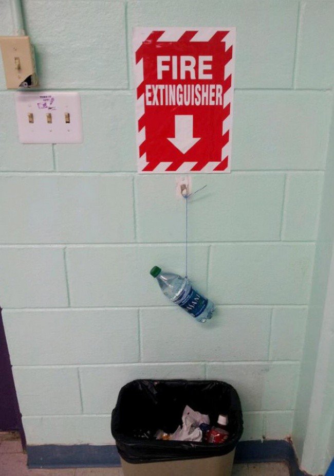 bottle extinguisher