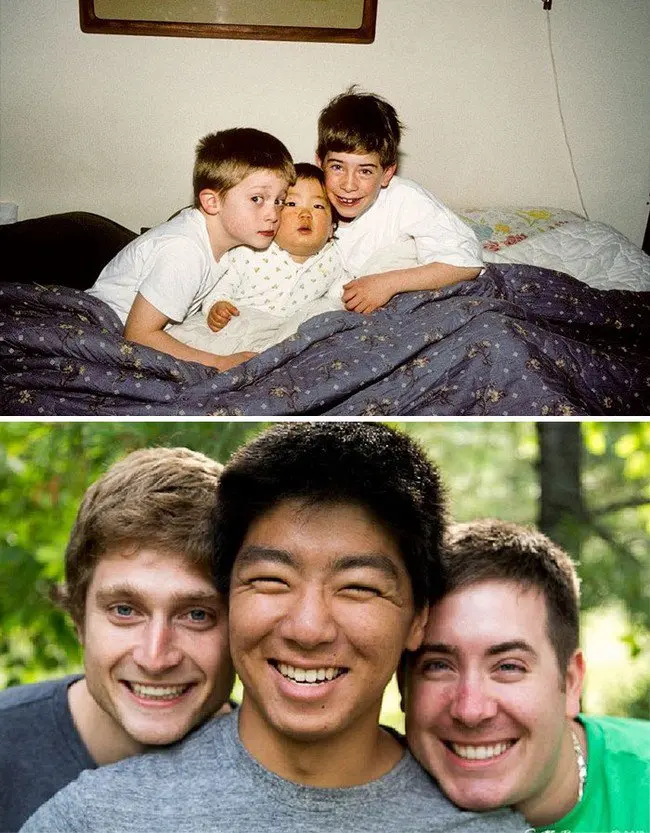 brothers then now