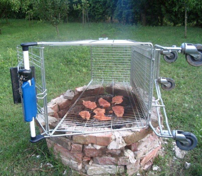 cart bbq