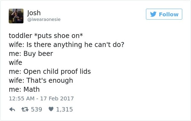 child proof tweet
