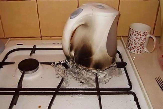 cooker kettle destroy