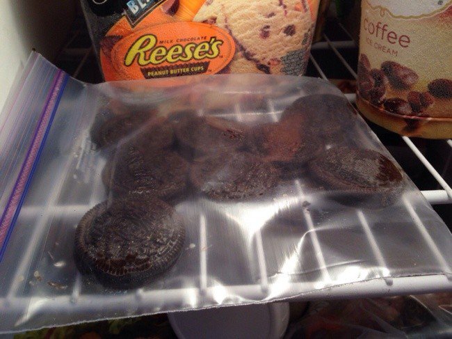 cookies freezer bag