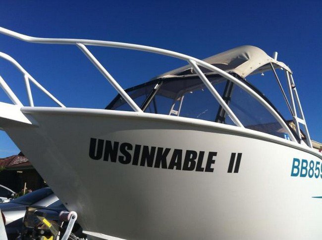 dad jokes unsinkable boat