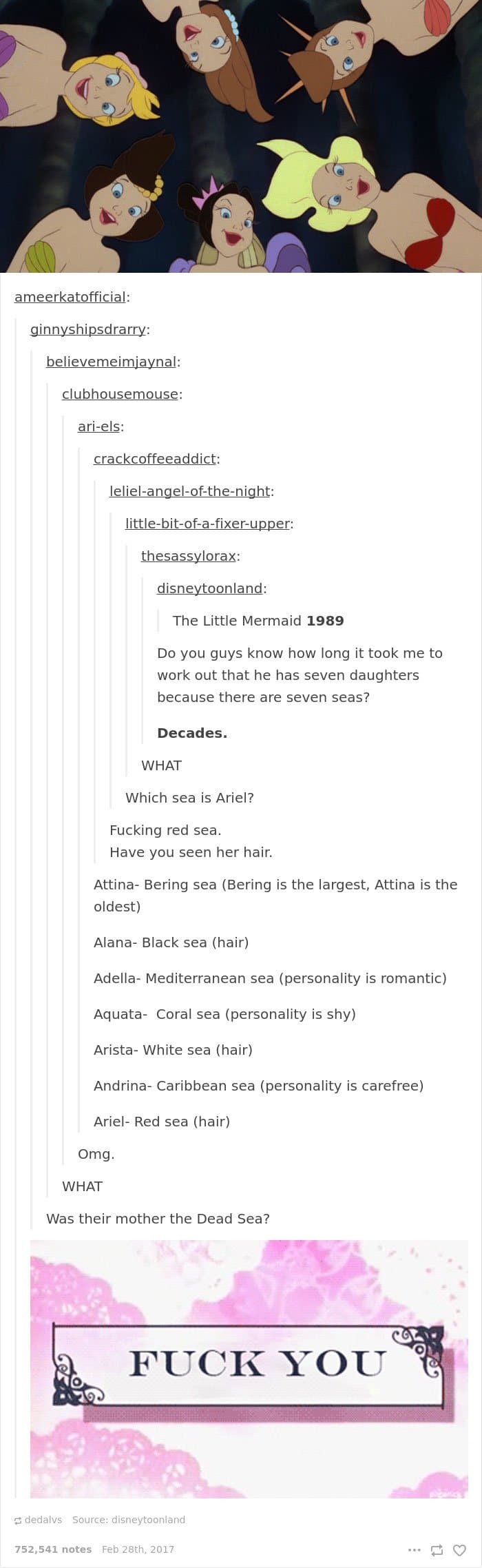 disney-tumblr-posts ariel 7 sisters